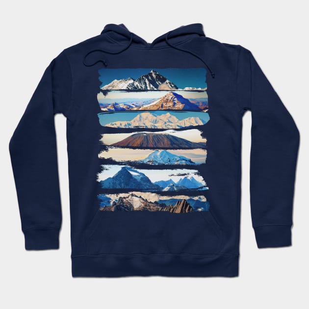 Seven Summits Hoodie by bobyberto